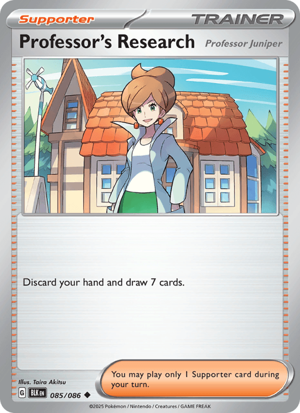 Professor's Research — Pokémon card