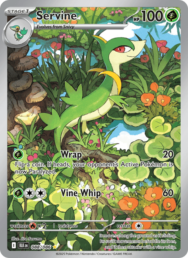 Servine — Pokémon card