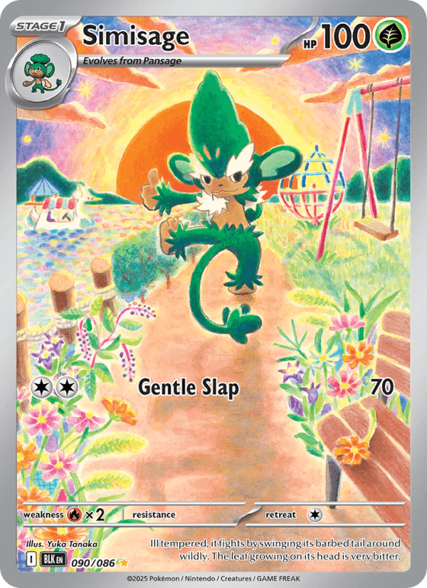Simisage — Pokémon card