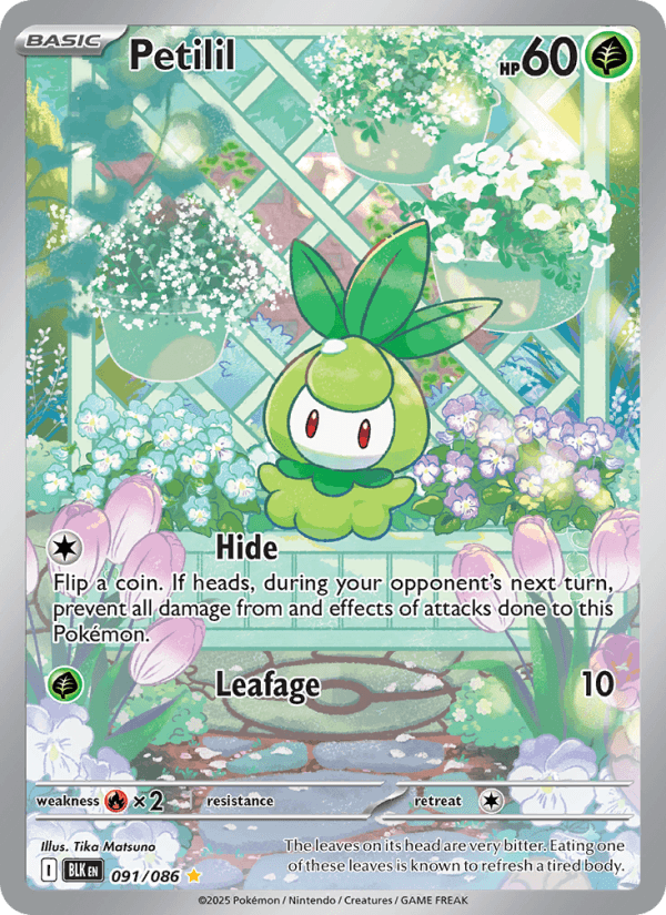 Petilil — Pokémon card