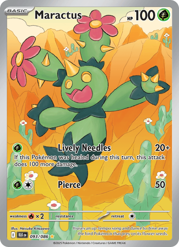 Maractus — Pokémon card