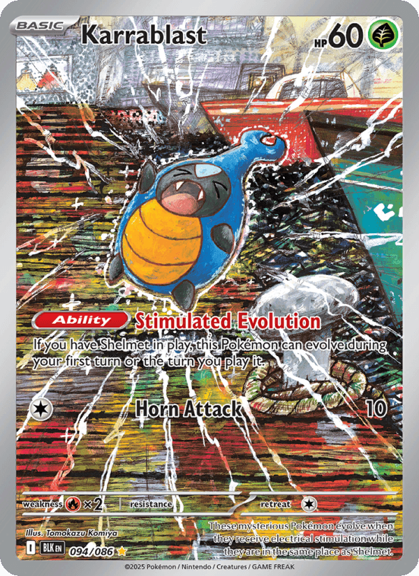 Karrablast — Pokémon card