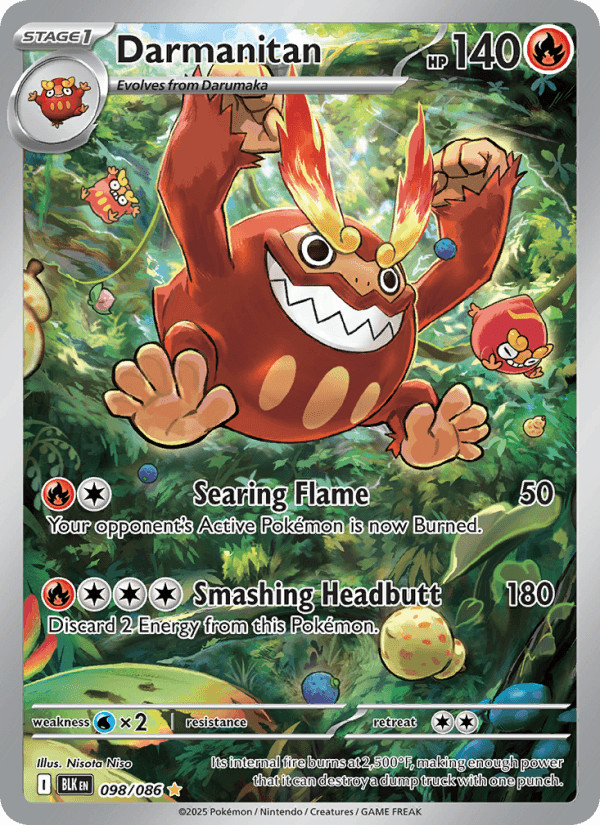 Darmanitan — Pokémon card
