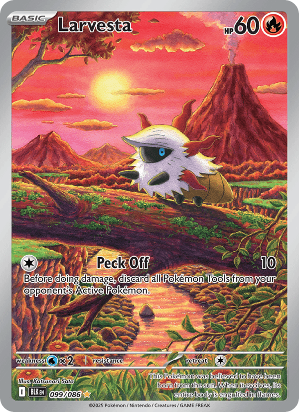 Larvesta — Pokémon card