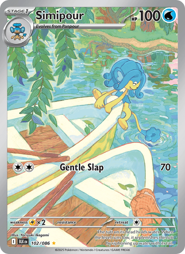 Simipour — Pokémon card
