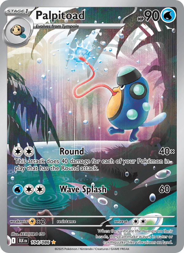 Palpitoad — Pokémon card