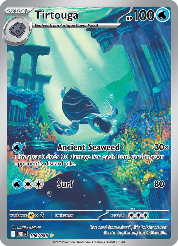 Tirtouga — Pokémon card