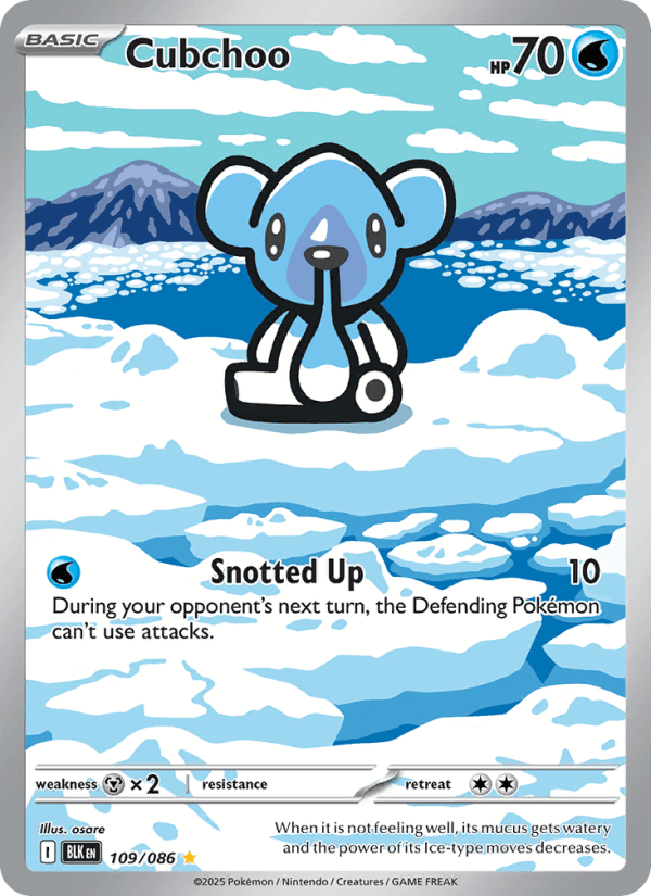 Cubchoo — Pokémon card