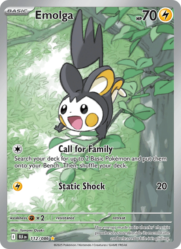 Emolga — Pokémon card