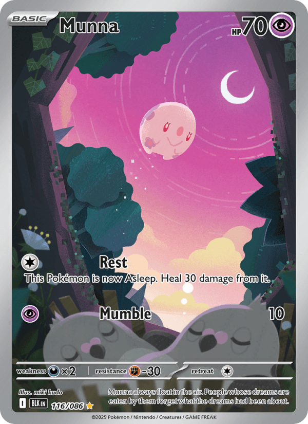 Munna — Pokémon card