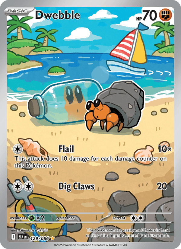 Dwebble — Pokémon card