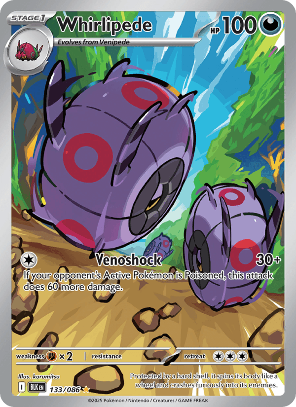 Whirlipede — Pokémon card