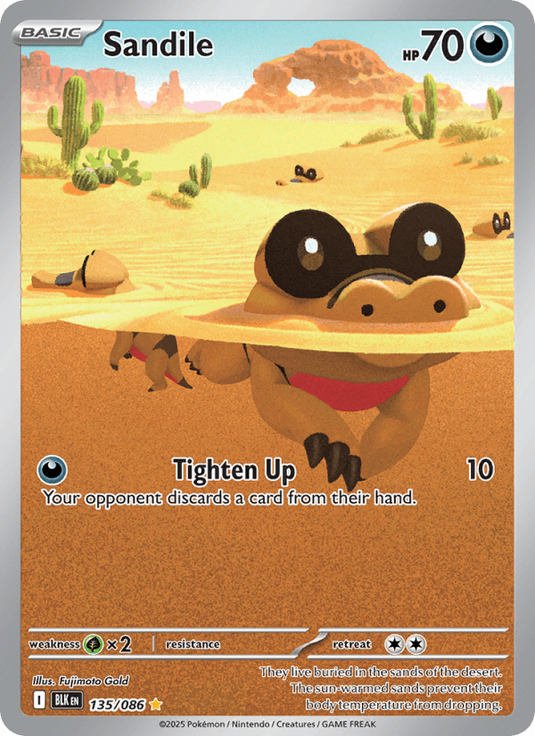 Sandile — Pokémon card