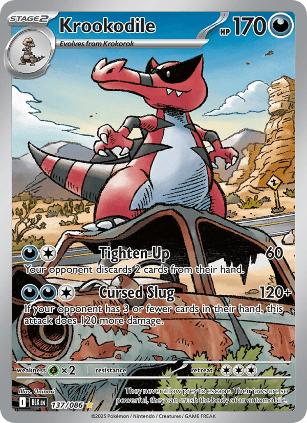 Krookodile — Pokémon card