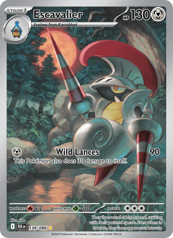 Escavalier — Pokémon card