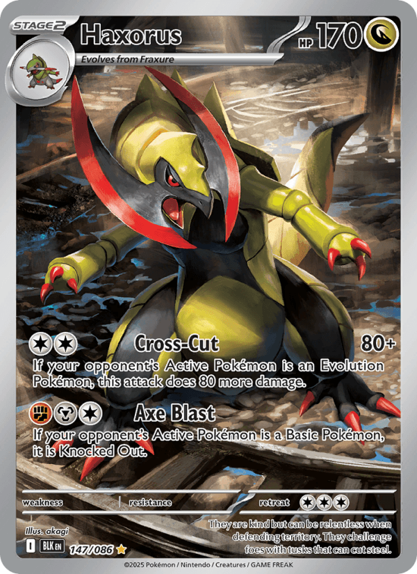 Haxorus — Pokémon card