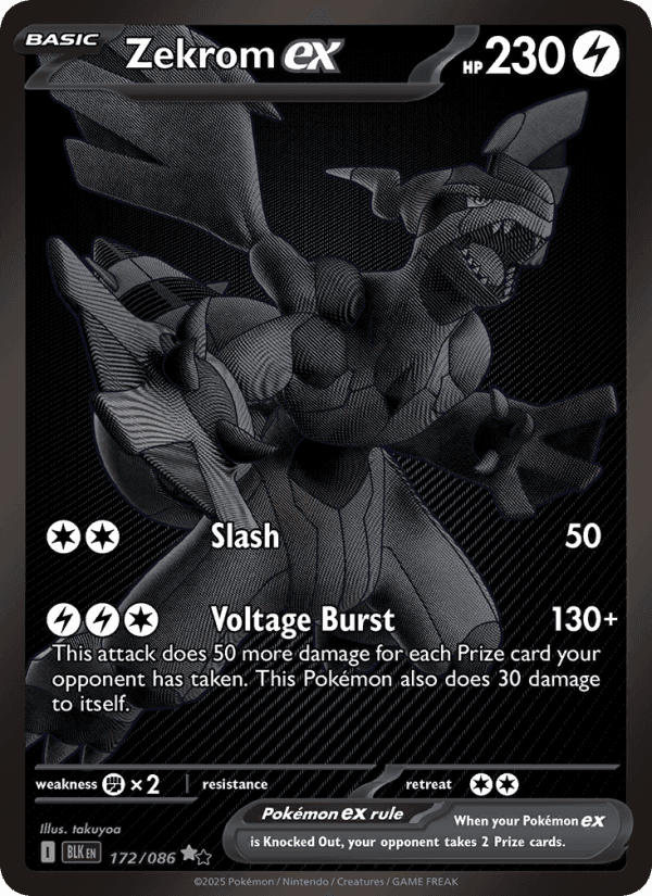 Zekrom ex — Pokémon card