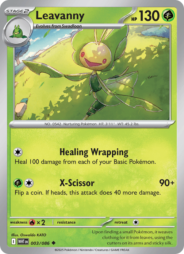 Leavanny — Pokémon card