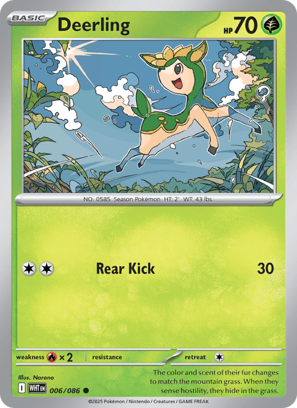 Deerling — Pokémon card
