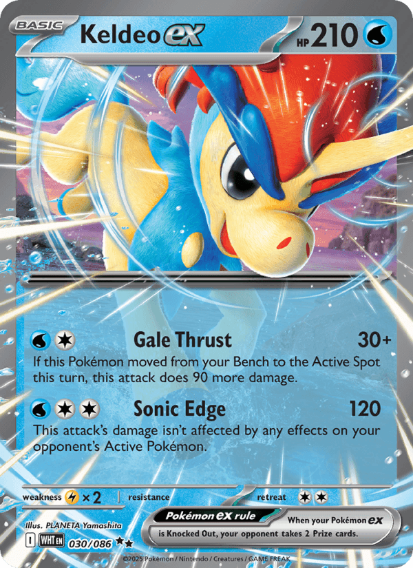 Keldeo ex — Pokémon card