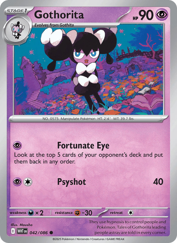 Gothorita — Pokémon card