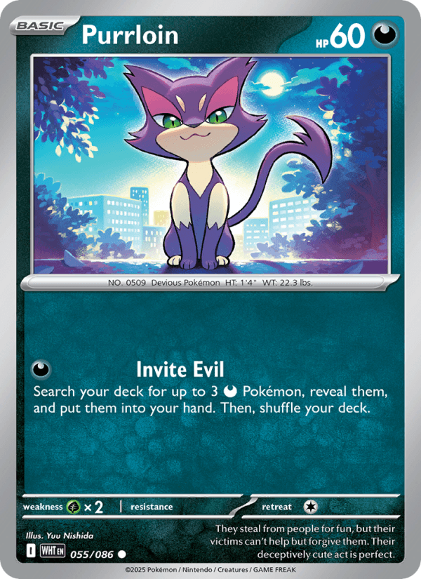 Purrloin — Pokémon card