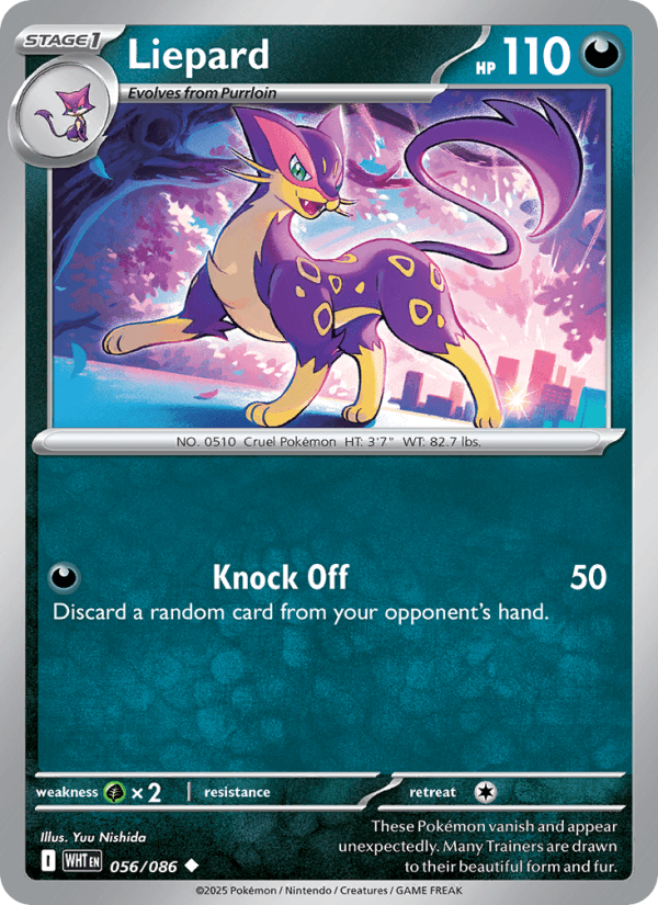 Liepard — Pokémon card