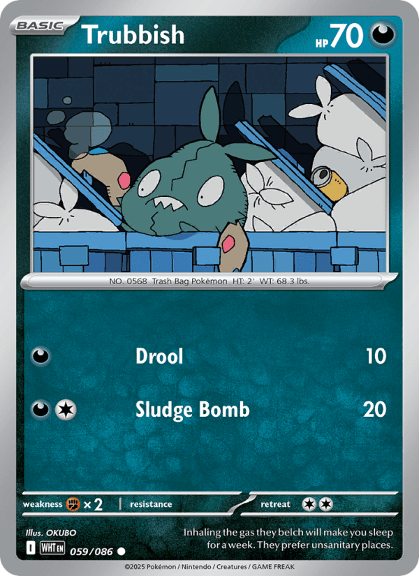 Trubbish — Pokémon card