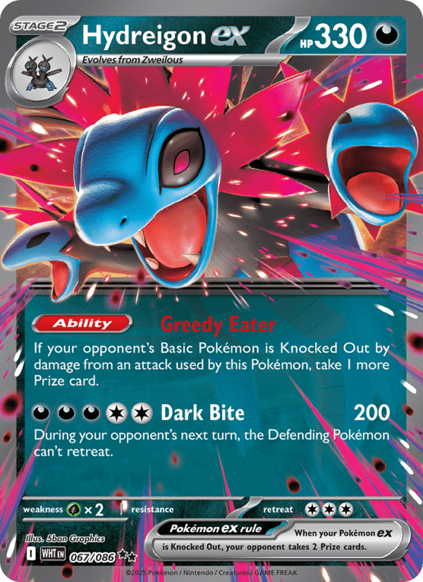 Hydreigon ex — Pokémon card