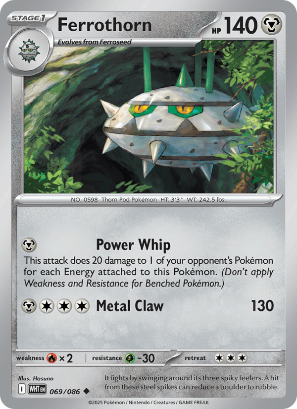 Ferrothorn — Pokémon card