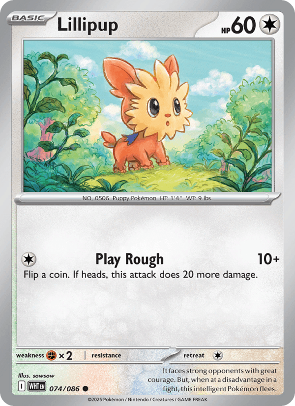 Lillipup — Pokémon card