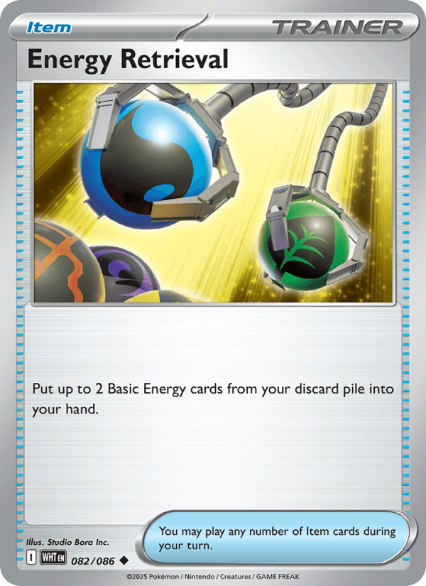 Energy Retrieval — Pokémon card