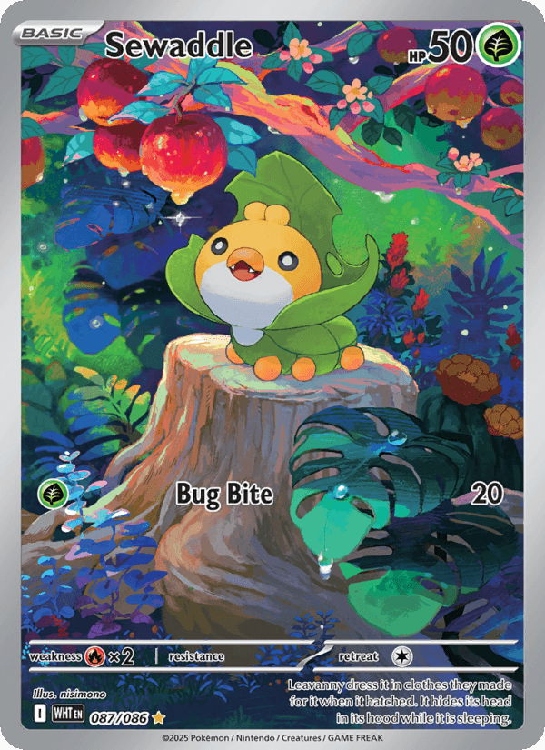 Sewaddle — Pokémon card