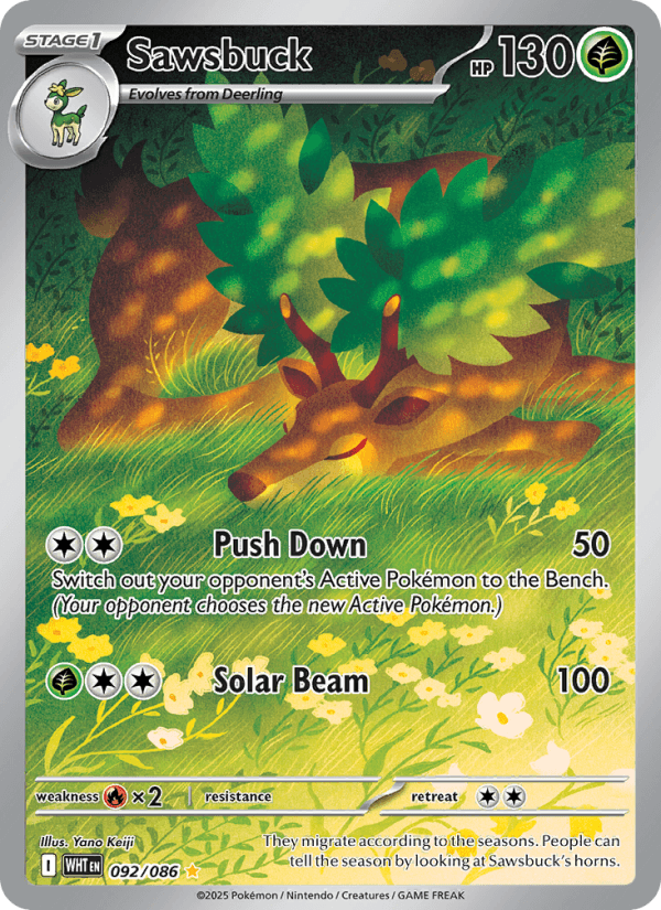 Sawsbuck — Pokémon card