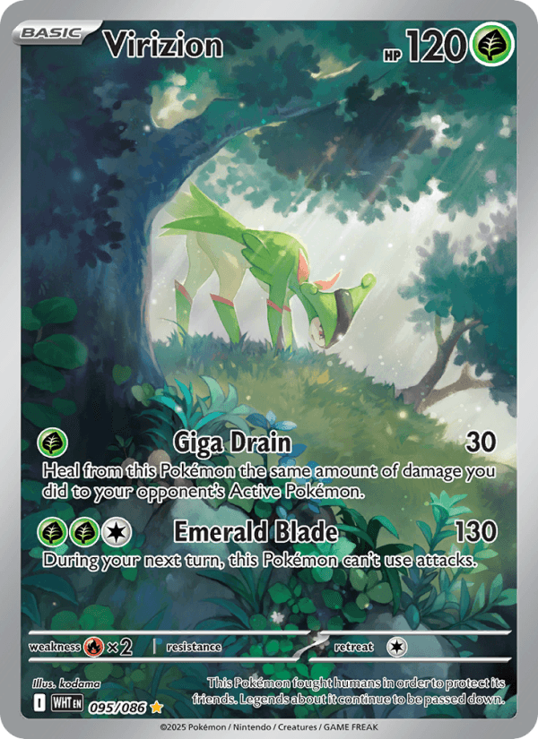 Virizion — Pokémon card