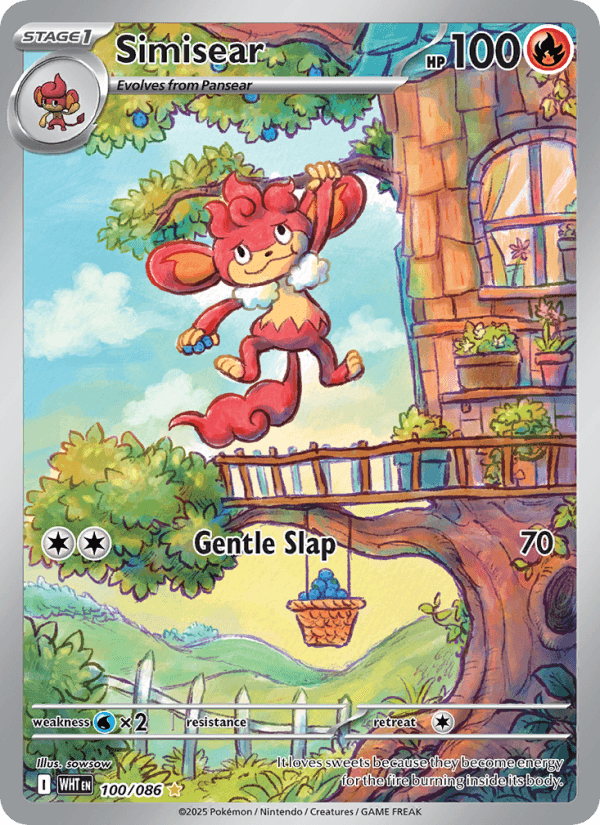 Simisear — Pokémon card