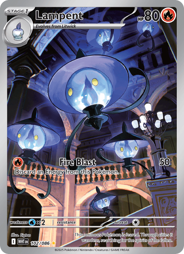 Lampent — Pokémon card