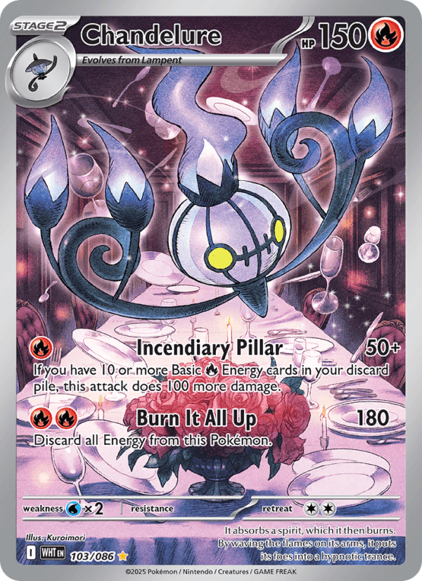 Chandelure — Pokémon card