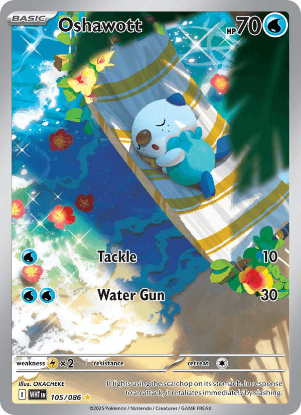 Oshawott — Pokémon card