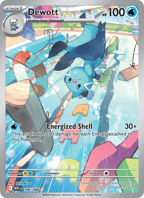 Dewott — Pokémon card