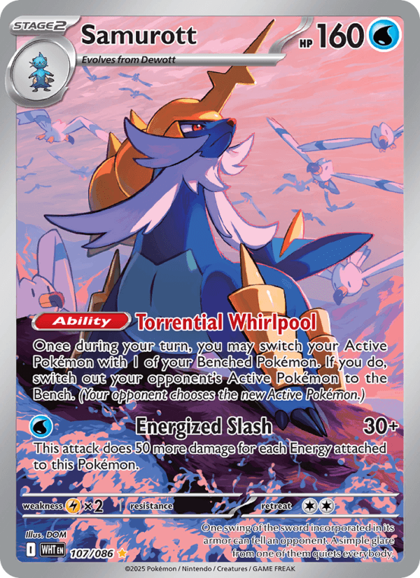 Samurott — Pokémon card