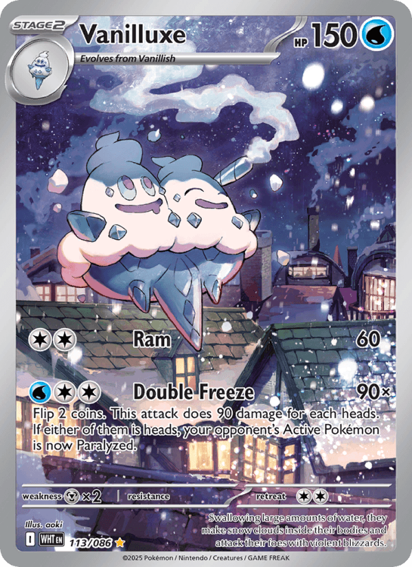Vanilluxe — Pokémon card