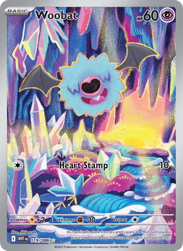 Woobat — Pokémon card