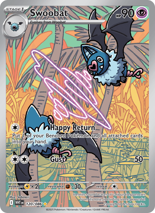 Swoobat — Pokémon card
