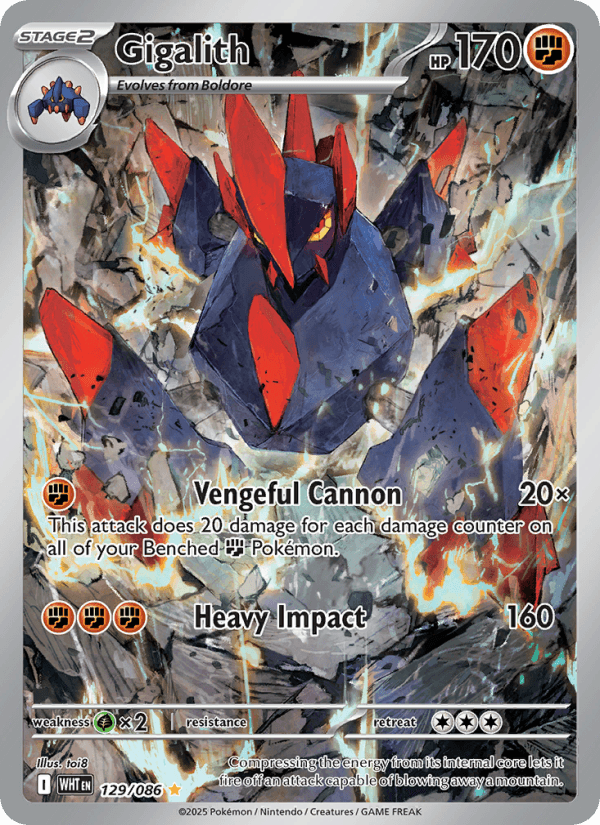 Gigalith — Pokémon card