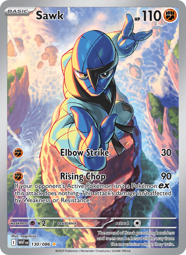 Sawk — Pokémon card
