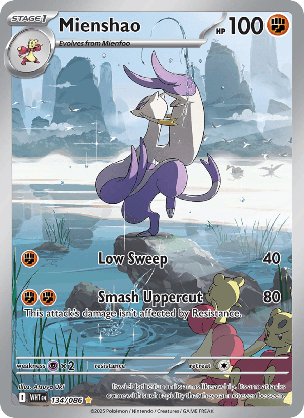 Mienshao — Pokémon card