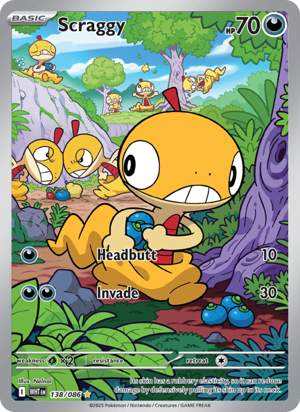 Scraggy — Pokémon card