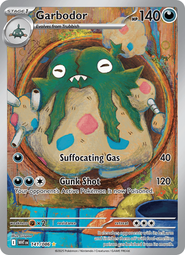 Garbodor — Pokémon card