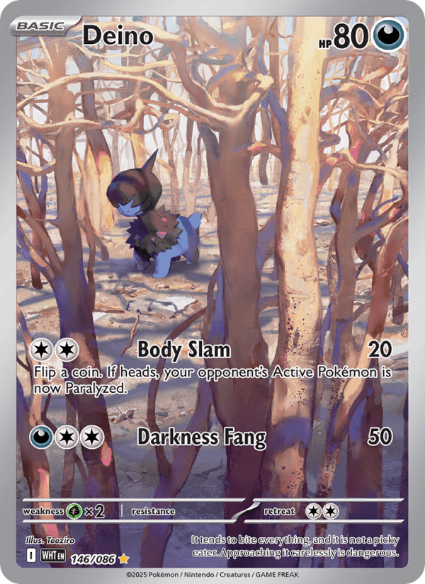 Deino — Pokémon card